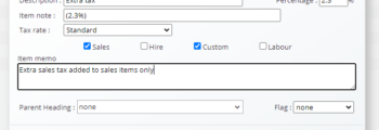 Calculated supplying list items – Percentage based line items of various sub totals